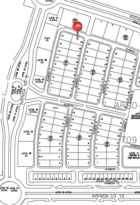 Foto 1 de Lote/Terreno à venda, 580m² em Plano Diretor Sul, Palmas