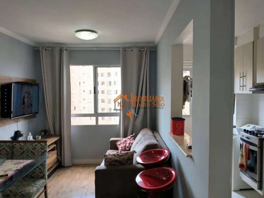 Foto 1 de Apartamento com 2 Quartos à venda, 44m² em Ponte Grande, Guarulhos