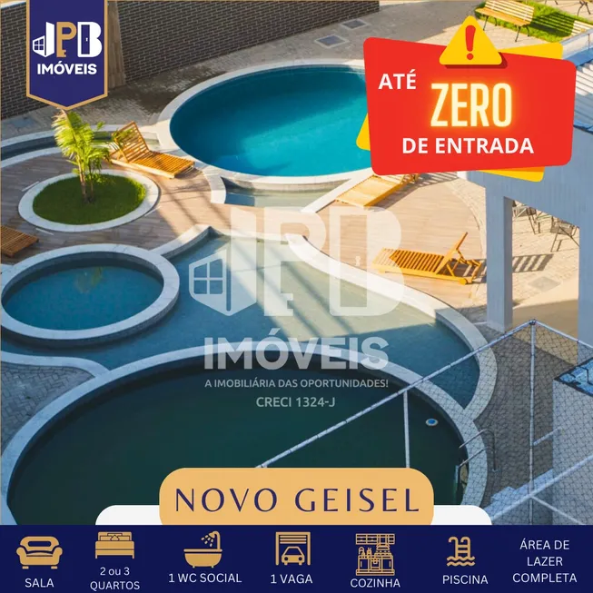 Foto 1 de Apartamento com 2 Quartos à venda, 51m² em Ernesto Geisel, João Pessoa