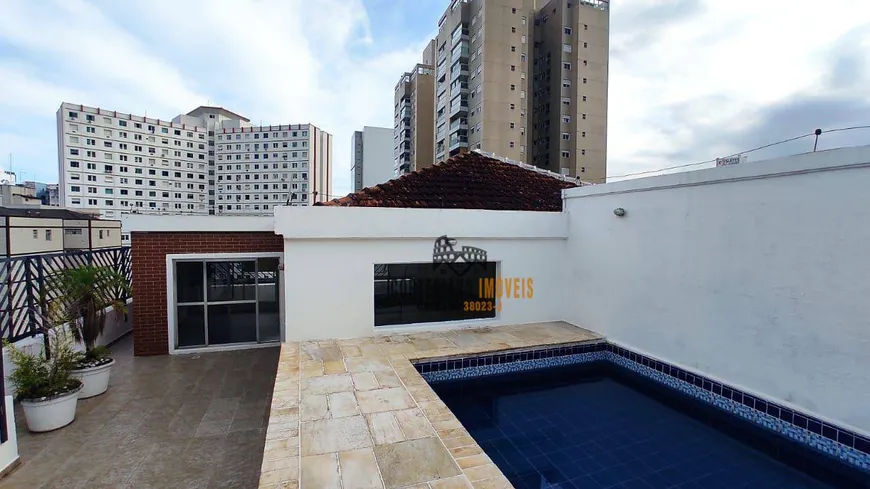 Foto 1 de Cobertura com 3 Quartos à venda, 280m² em José Menino, Santos