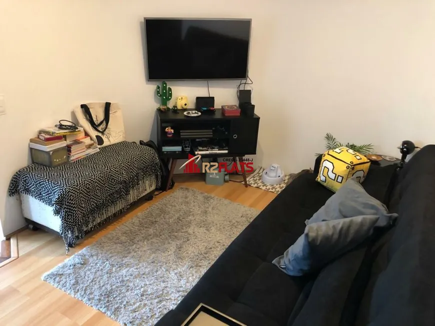 Foto 1 de Flat com 1 Quarto à venda, 48m² em Brooklin, São Paulo