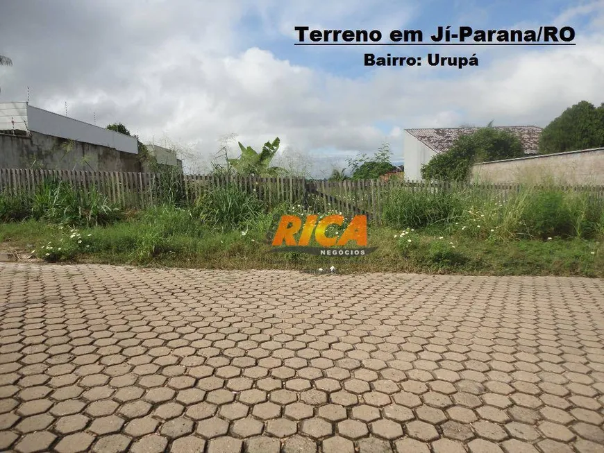 Foto 1 de Lote/Terreno à venda, 1344m² em Urupa, Ji Paraná
