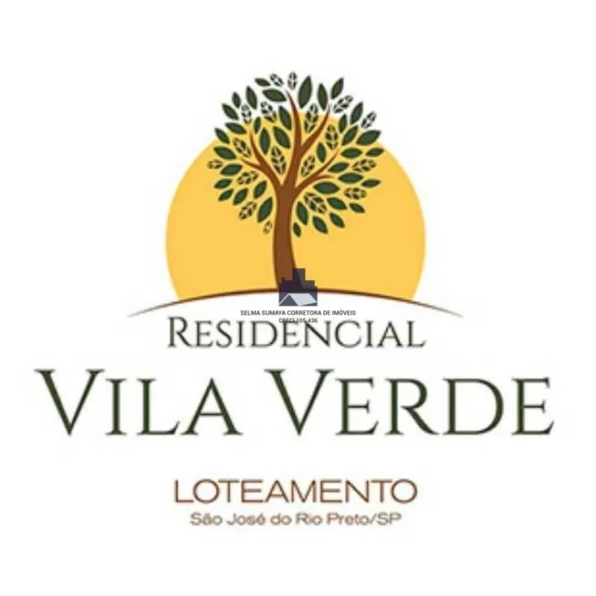 Foto 1 de Lote/Terreno à venda, 200m² em Residencial Vila Verde, São José do Rio Preto