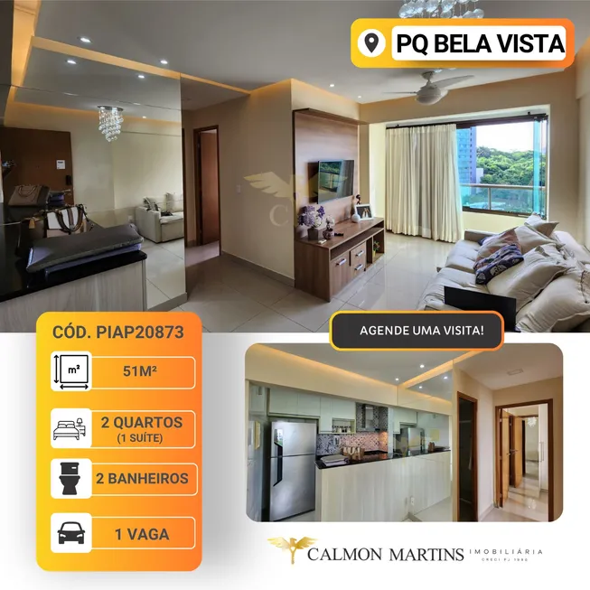 Foto 1 de Apartamento com 2 Quartos à venda, 51m² em Parque Bela Vista, Salvador