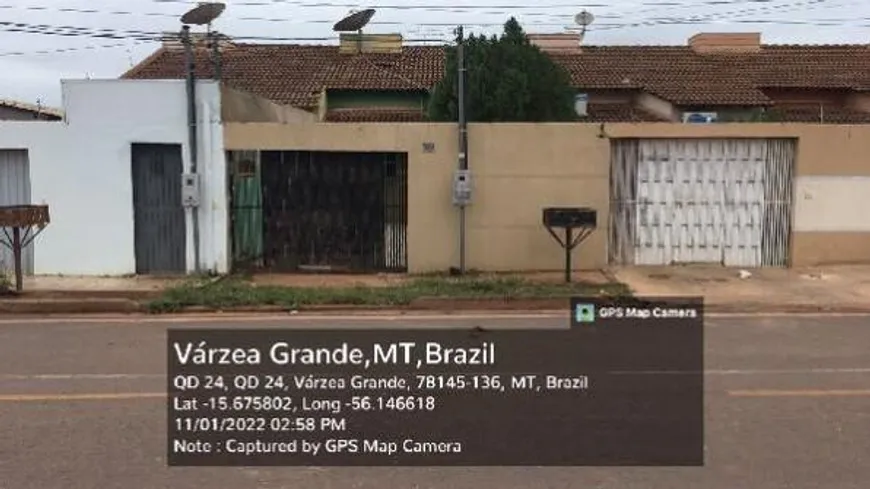 Foto 1 de Casa com 2 Quartos à venda, 60m² em Centro, Várzea Grande