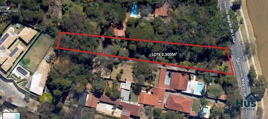 Foto 1 de Lote/Terreno à venda, 2500m² em Garças, Belo Horizonte