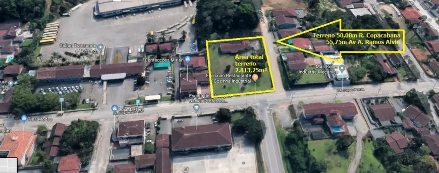 Foto 1 de Lote/Terreno à venda, 2813m² em Floresta, Joinville