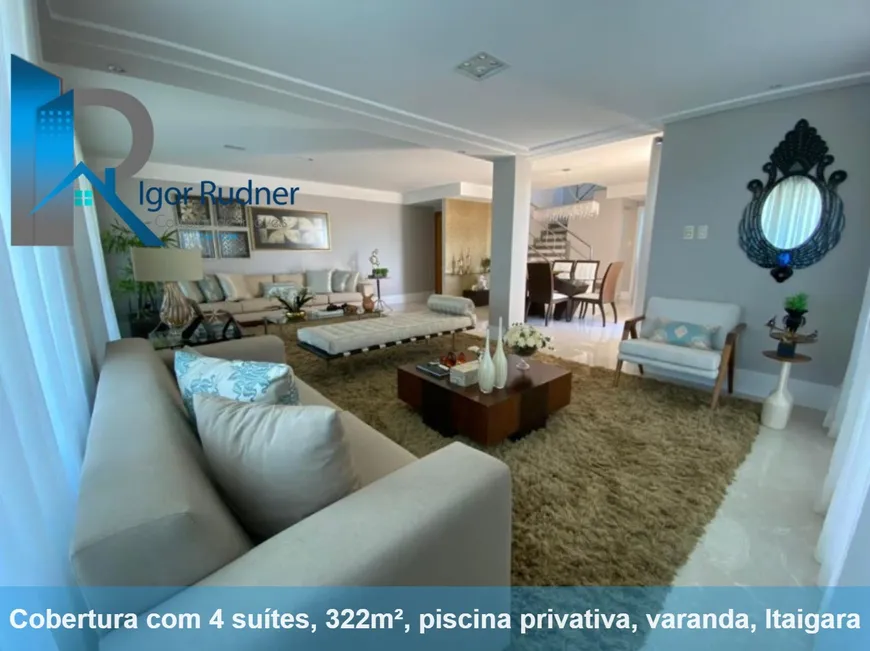 Foto 1 de Cobertura com 4 Quartos à venda, 322m² em Itaigara, Salvador