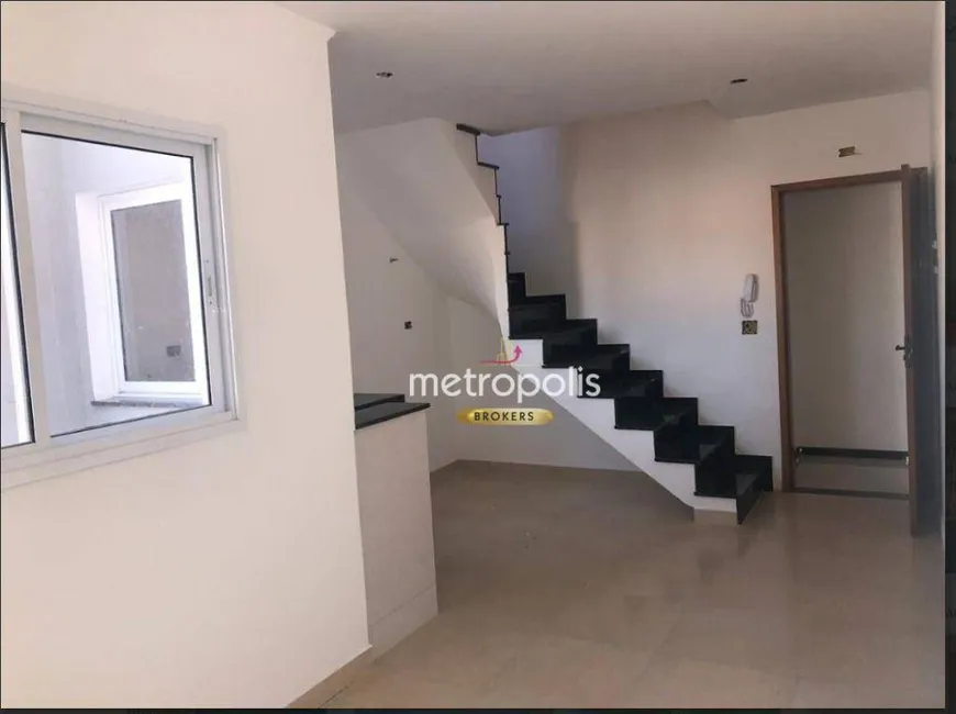 Foto 1 de Cobertura com 2 Quartos à venda, 100m² em Vila Camilopolis, Santo André