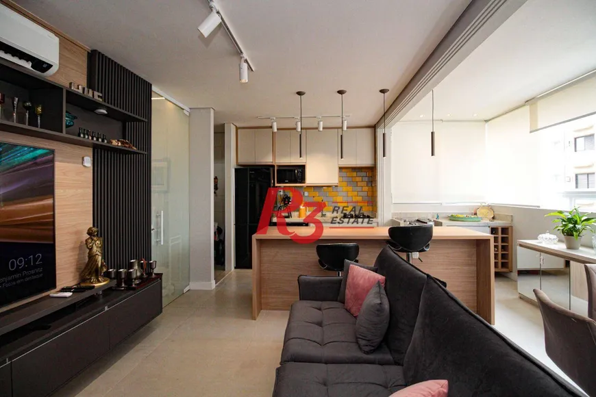 Foto 1 de Apartamento com 2 Quartos à venda, 72m² em Gonzaga, Santos