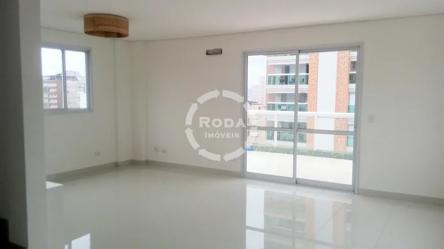 Foto 1 de Apartamento com 3 Quartos para alugar, 127m² em Boqueirão, Santos