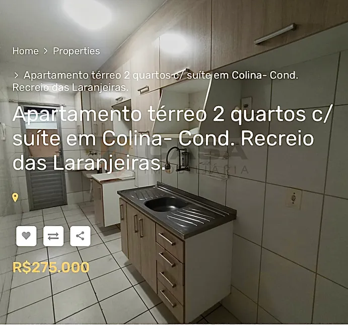 Foto 1 de Apartamento com 2 Quartos à venda, 70m² em Colina de Laranjeiras, Serra