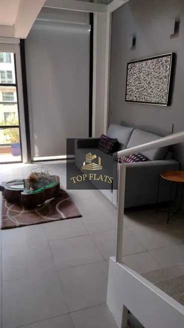 Foto 1 de Flat com 1 Quarto para alugar, 50m² em Vila Olímpia, São Paulo