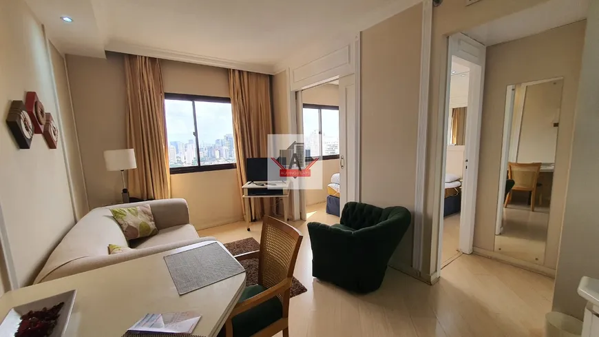 Foto 1 de Apartamento com 1 Quarto para alugar, 32m² em Vila Olímpia, São Paulo