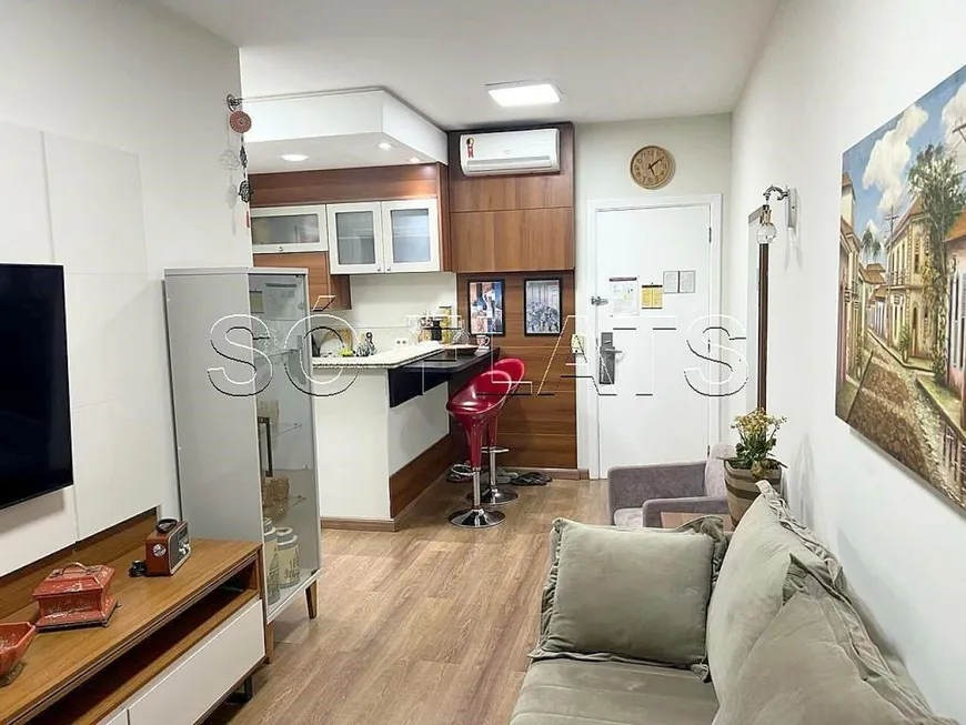 Foto 1 de Flat com 1 Quarto à venda, 37m² em Santa Paula, São Caetano do Sul