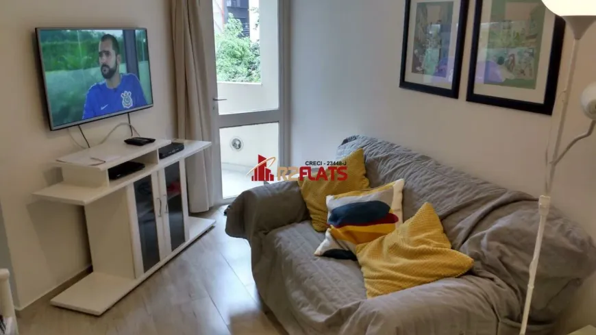 Foto 1 de Flat com 1 Quarto para alugar, 33m² em Jardins, São Paulo