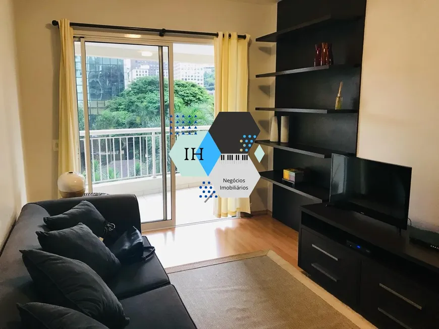 Foto 1 de Apartamento com 2 Quartos para alugar, 75m² em Cidade Monções, São Paulo