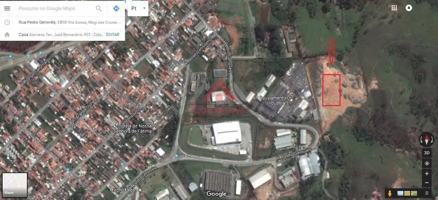 Foto 1 de Lote/Terreno à venda, 2100m² em Vila Suíssa, Mogi das Cruzes