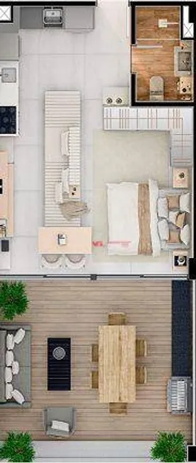 Foto 1 de Apartamento com 1 Quarto à venda, 66m² em Centro, Indaiatuba