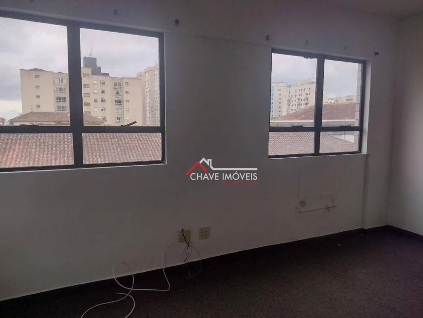 Foto 1 de Sala Comercial para alugar, 45m² em Boqueirão, Santos