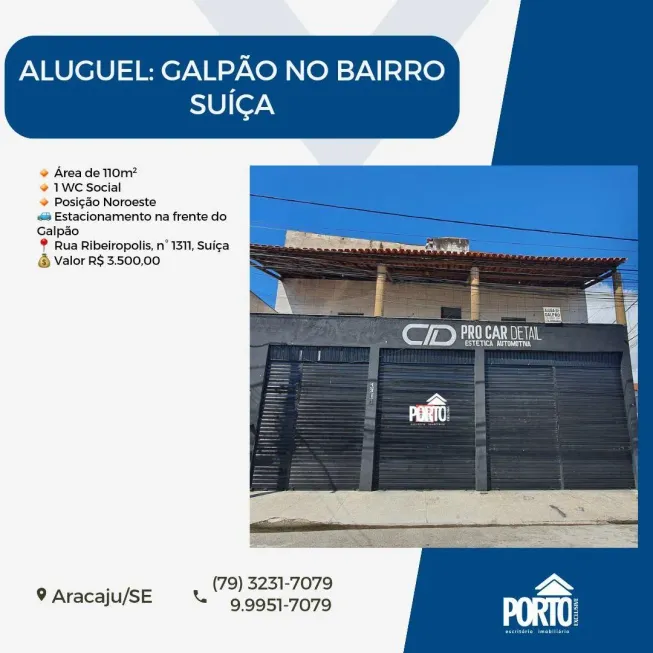 Foto 1 de Prédio Comercial para alugar, 110m² em Suíssa, Aracaju