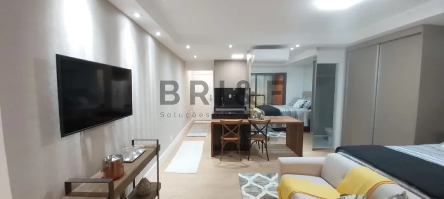 Foto 1 de Apartamento com 1 Quarto para alugar, 45m² em Brooklin, São Paulo