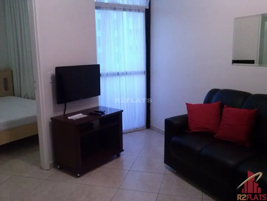 Foto 1 de Flat com 1 Quarto para alugar, 37m² em Moema, São Paulo