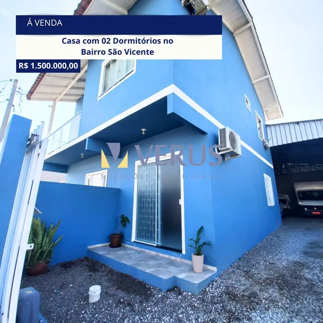 Foto 1 de Casa com 2 Quartos à venda, 100m² em São Vicente, Itajaí