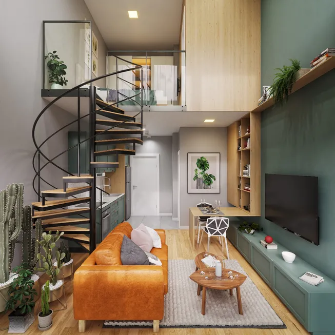 Foto 1 de Apartamento com 1 Quarto à venda, 38m² em Água Verde, Curitiba