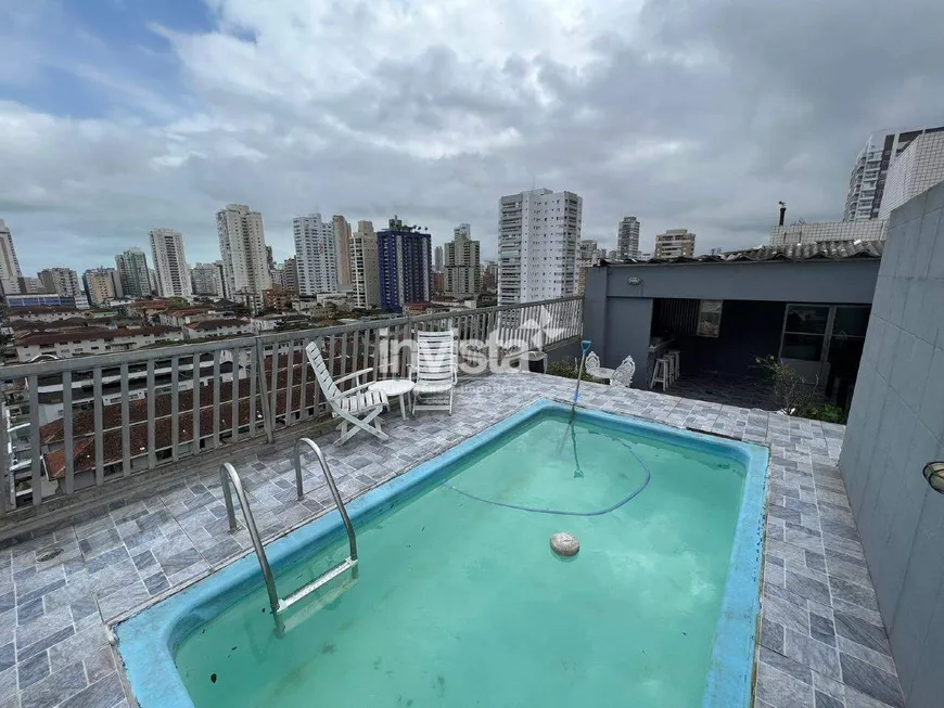 Foto 1 de Cobertura com 2 Quartos à venda, 245m² em Embaré, Santos