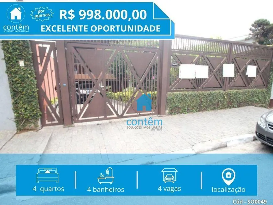 Foto 1 de Sobrado com 4 Quartos à venda, 304m² em Jaguaribe, Osasco