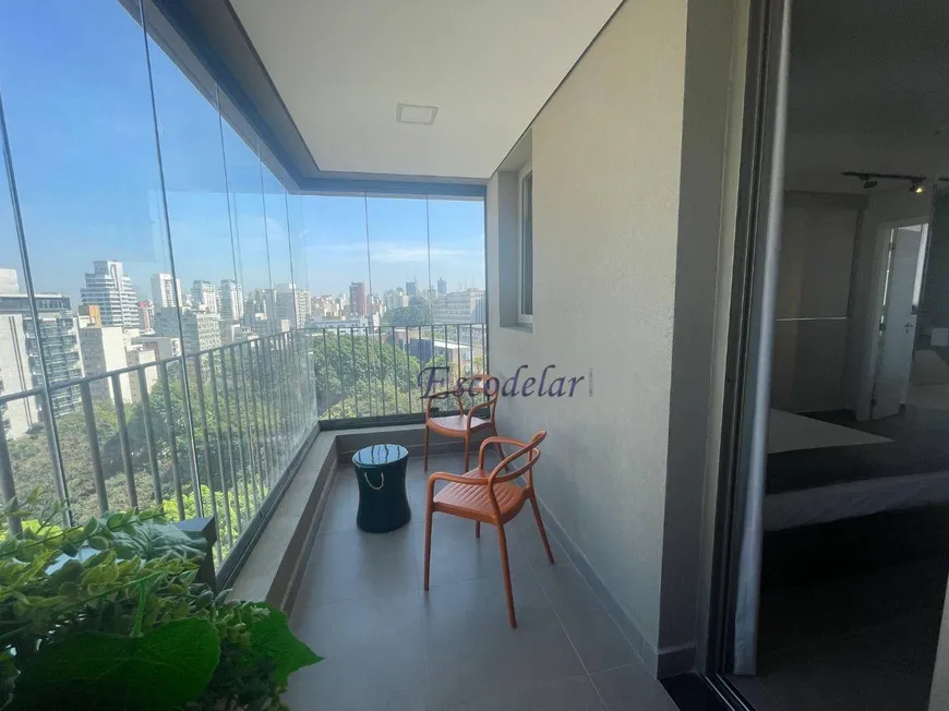 Foto 1 de Apartamento com 1 Quarto para alugar, 32m² em Jardim América, São Paulo