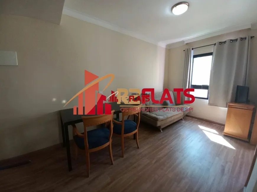 Foto 1 de Flat com 1 Quarto para alugar, 33m² em Pinheiros, São Paulo