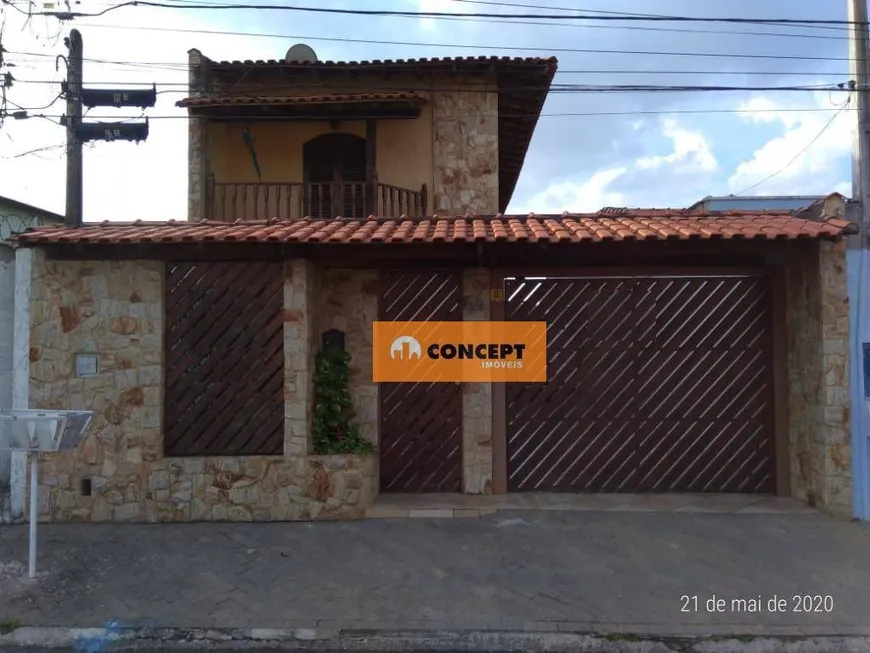 Foto 1 de Sobrado com 4 Quartos à venda, 254m² em Vila Figueira, Suzano