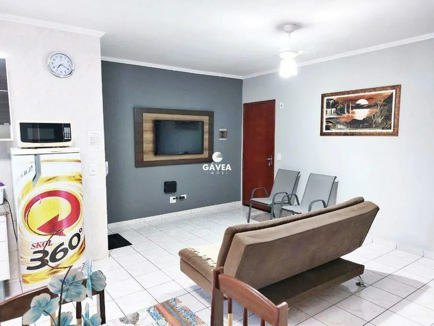 Foto 1 de com 1 Quarto à venda, 34m² em Vila Guilhermina, Praia Grande