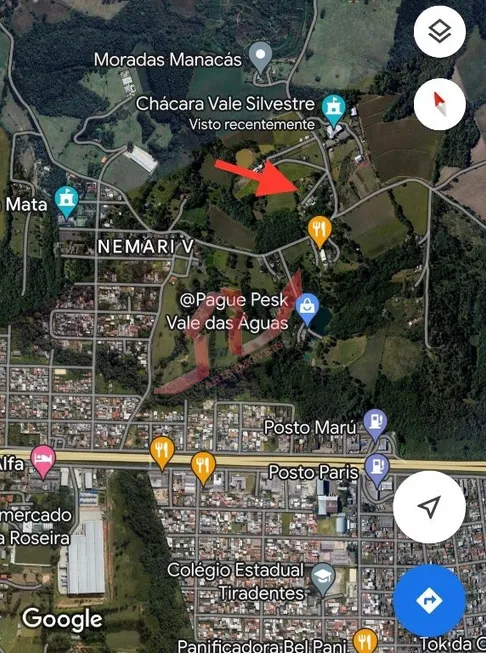 Foto 1 de Lote/Terreno à venda, 1319m² em Nemari V, Piraquara