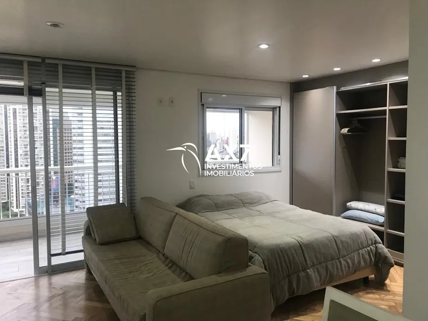 Foto 1 de Apartamento com 1 Quarto para alugar, 51m² em Brooklin, São Paulo