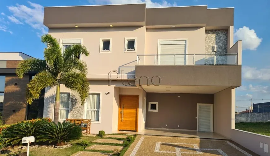 Foto 1 de Casa de Condomínio com 3 Quartos à venda, 272m² em Jardim Residencial Dona Lucilla , Indaiatuba