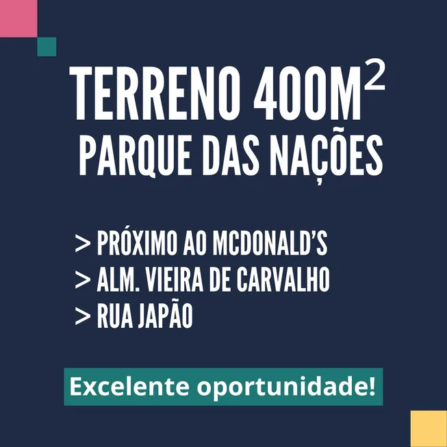 Foto 1 de Lote/Terreno à venda, 400m² em Parque das Nações, Santo André