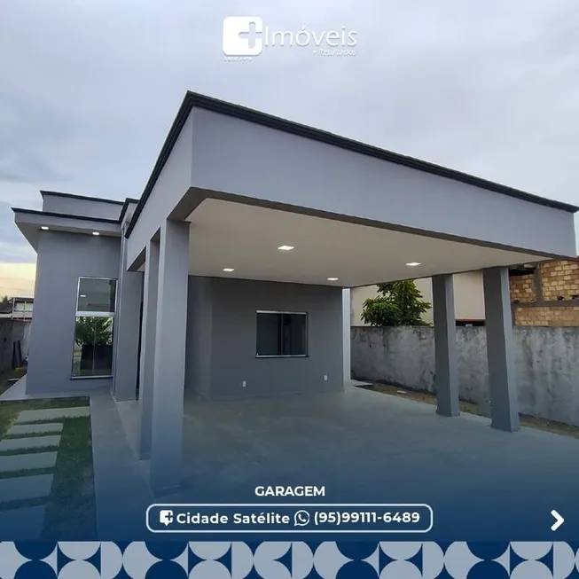 Foto 1 de Casa com 2 Quartos à venda, 154m² em Cidade Satelite, Boa Vista