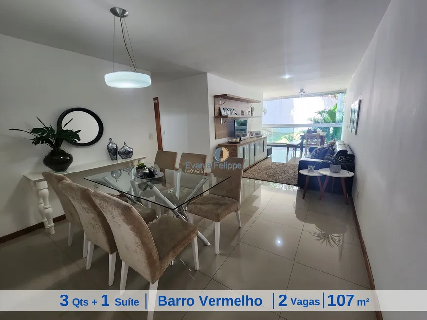 Foto 1 de Apartamento com 3 Quartos à venda, 107m² em Barro Vermelho, Vitória