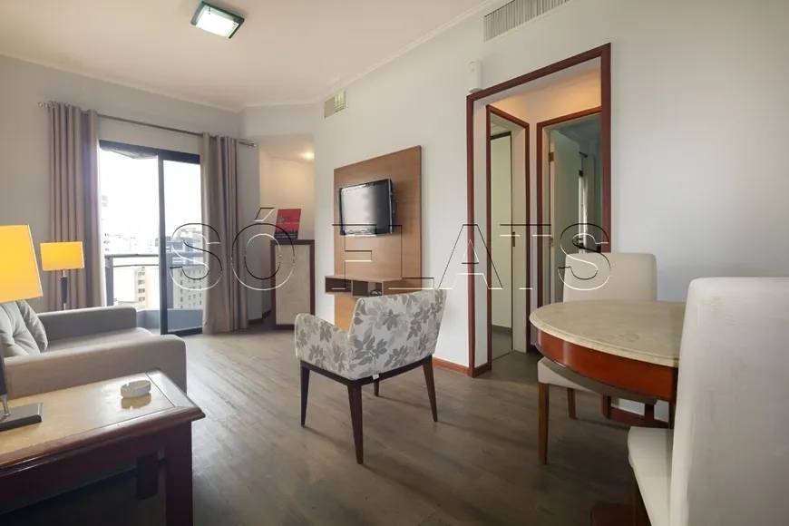 Foto 1 de Flat com 1 Quarto à venda, 48m² em Jardim Paulista, São Paulo