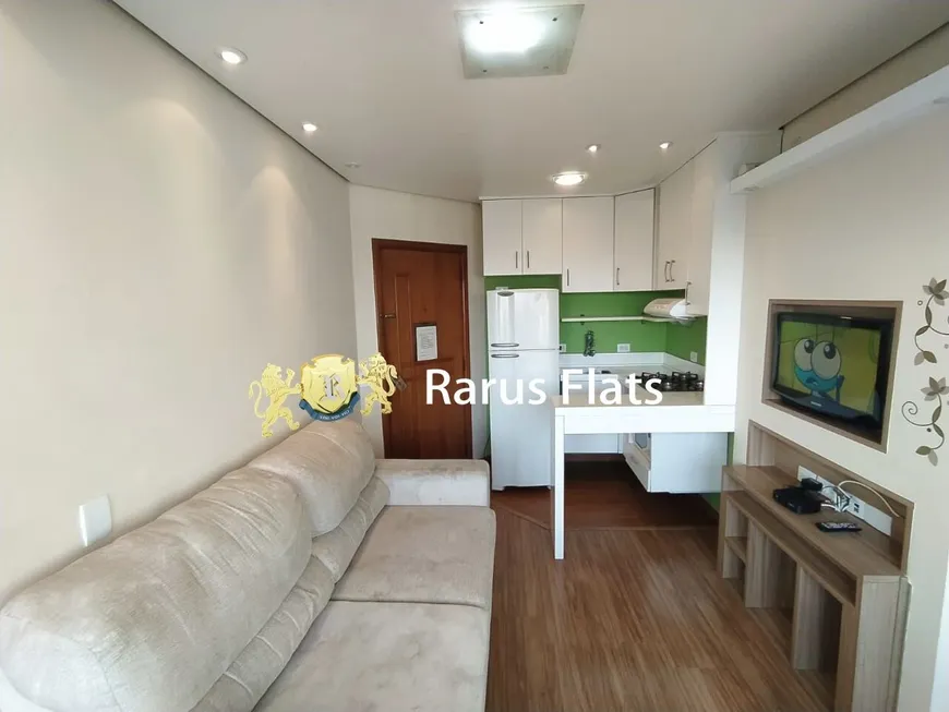 Foto 1 de Flat com 1 Quarto à venda, 45m² em Morumbi, São Paulo