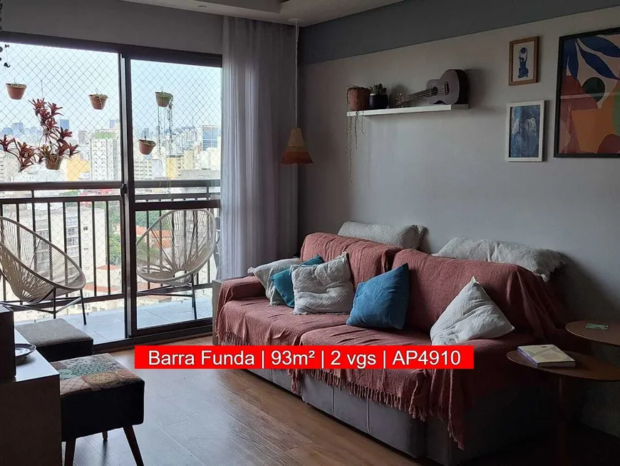 Foto 1 de Apartamento com 3 Quartos à venda, 93m² em Barra Funda, São Paulo