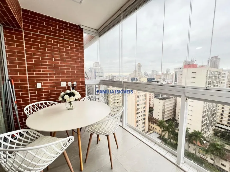 Foto 1 de Apartamento com 1 Quarto à venda, 47m² em Boqueirão, Santos