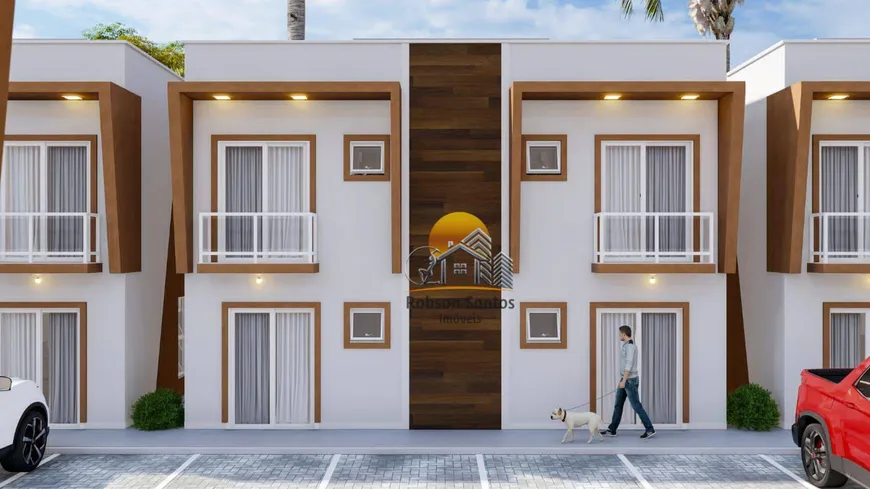 Foto 1 de Casa de Condomínio com 2 Quartos à venda, 60m² em Guajiru, Caucaia
