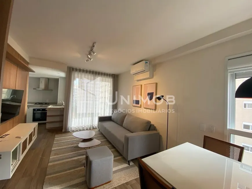 Foto 1 de Apartamento com 1 Quarto para venda ou aluguel, 57m² em Cambuí, Campinas