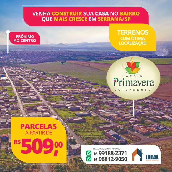 Foto 1 de Lote/Terreno à venda, 193m² em Ipiranga, Ribeirão Preto