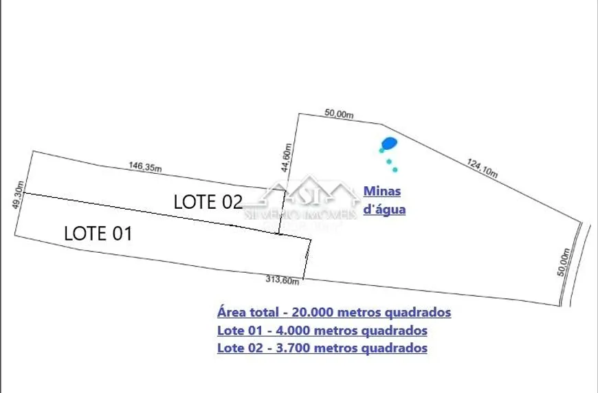 Foto 1 de Lote/Terreno à venda, 3700m² em Areal, Areal