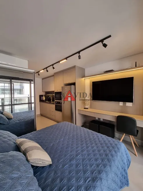 Foto 1 de Apartamento com 1 Quarto para venda ou aluguel, 24m² em Brooklin, São Paulo